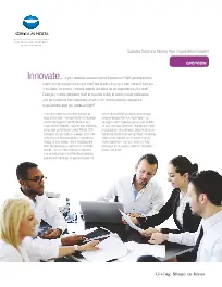 ECM, Brochure, Konica-Minolta, NW Imaging Analysts