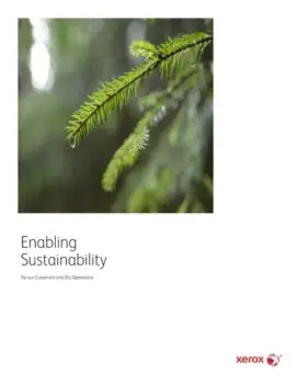 Enabling Sustainability, recycle, go green, print releaf, Xerox, Environment, NW Imaging Analysts