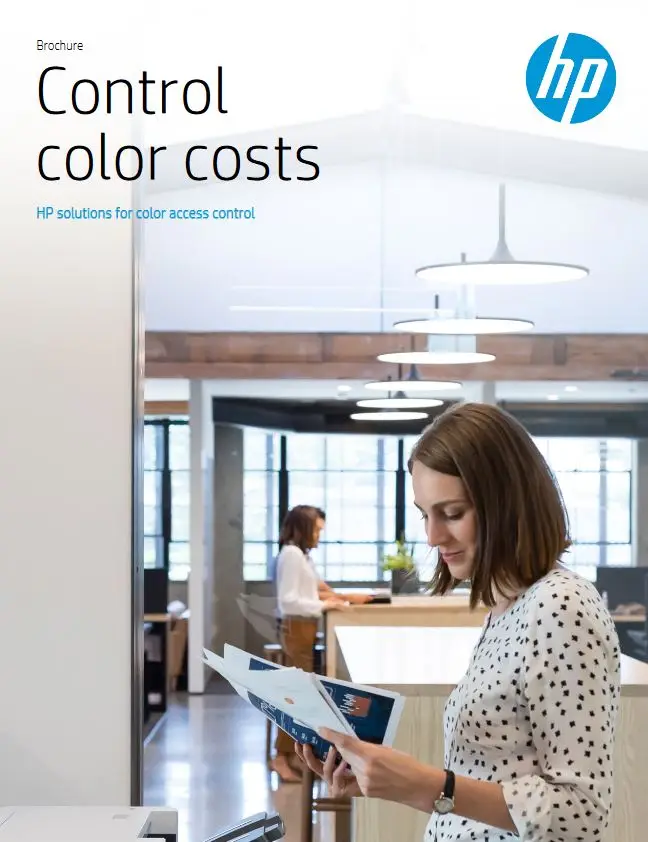 HP, Control Color Costs, Brochure, Hewlett Packard, NW Imaging Analysts