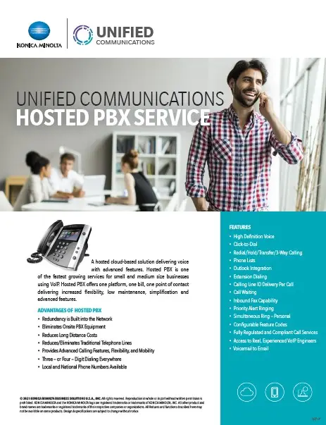 Unified Communications, Hosted PBX, Konica Minolta, NW Imaging Analysts