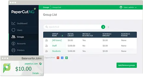 Papercut, Cost Control, NW Imaging Analysts