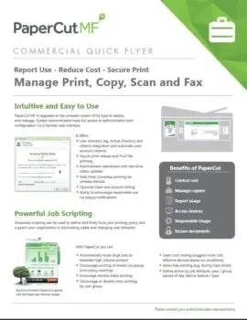 Papercut, Mf, Commercial, NW Imaging Analysts