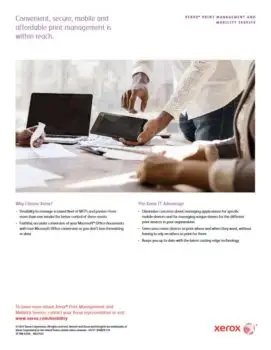 Mobile Print, mobile print, Xerox, NW Imaging Analysts